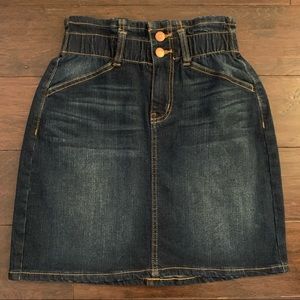 NWOT No Boundaries Denim mini skirt size XS